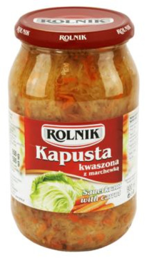 Rolnik Kapusta kwaszona z marchewką 900ml
