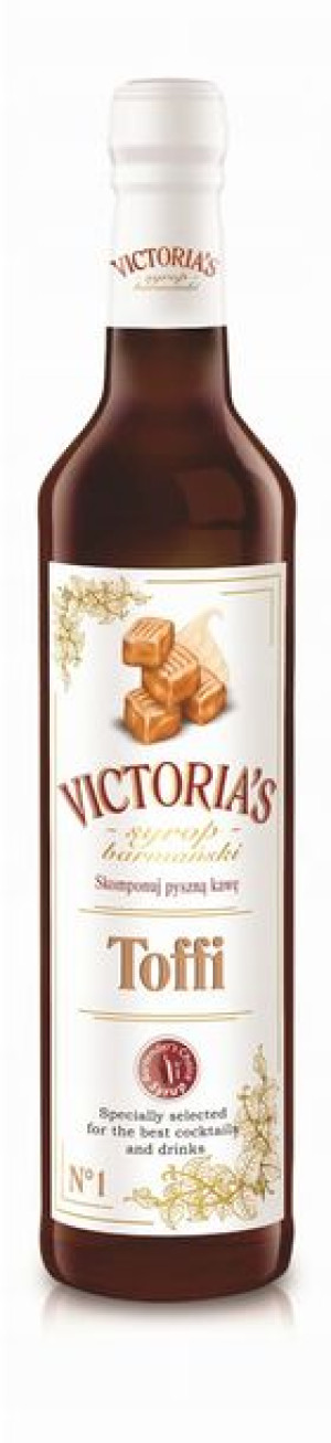 Syrop barmański Victoria's toffi 490ml