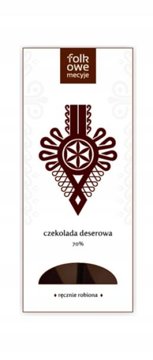 Folkowe Mecyje Czekolada deserowa 70% 100g