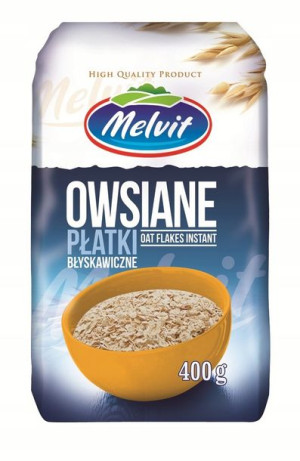 Melvit Owsiane płatki błyskawiczne 400 g