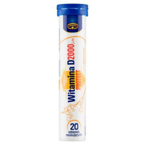 KRUGER Suplement diety witamina D 2000 Protect smak cytrynowy