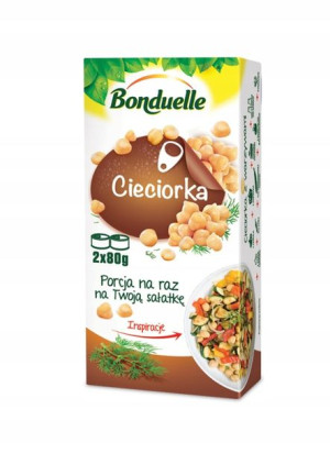 Bonduelle Porcja na raz Cieciorka 2 x 80 g
