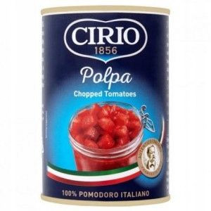 Pomidory bez skóry cięte Cirio 400g