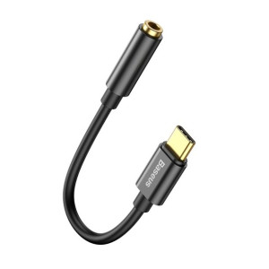 Adapter USB-C/MINIJACK 3.5 mm BASEUS Czarny