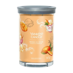 Yankee Candle tumbler z 2 knotami MANGO ICE CREAM