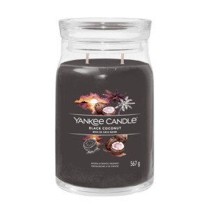 Yankee Candle SIGNATURE duży BLACK COCONUT