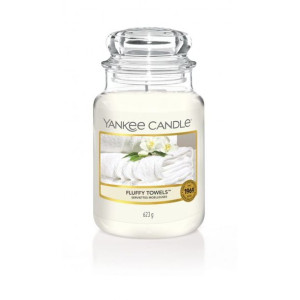 Yankee Candle słoik duży FLUFFY TOWELS