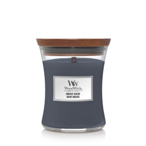 WoodWick średnia INDIGO SUEDE