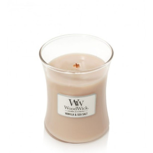 WoodWick świeca średnia VANILLA&SEA SALT
