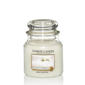 Yankee Candle słoik średni FLUFFY TOWELS