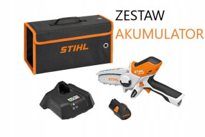 Mocna Mini Pilarka Stihl Akumulator Cały Zestaw