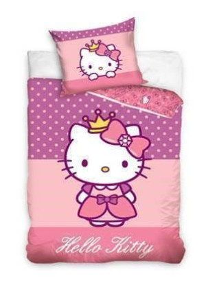 Pościel bawełniana Hello Kitty 140X200