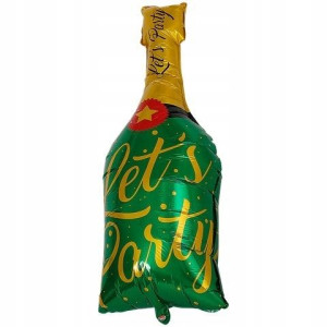 Balon Foliowy Szampan Nowy Rok Sylwester 85 CM