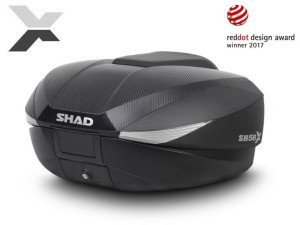 Kufer motocyklowy Shad SH58X Carbon (regulowana pojemność 46-58L)