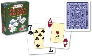 Modiano Duplex Jumbo 2 rogi karty papierowe - niebieskie