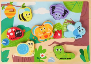 Puzzle Drewniane Tablica dla Dzieci Mini Matters