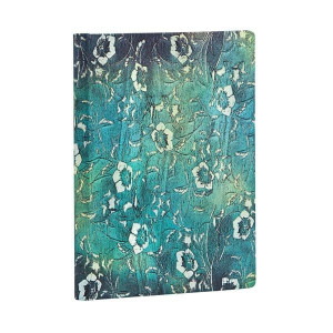 Notatnik w linie Paperblanks - Katagami Florals Kuro - mini