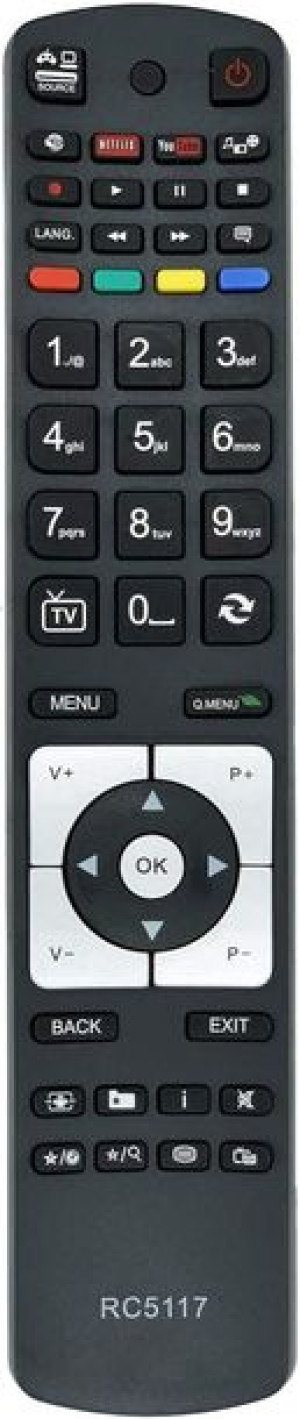 Pilot do TV TELEFUNKEN RC5117 netflix youtube