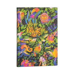 Notatnik w linie Paperblanks Jungle Song Flexis midi