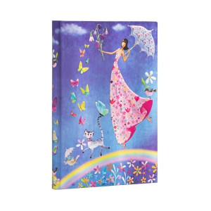 Notatnik w linie Paperblanks - Spring Rainbow - midi