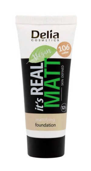 Delia Real Cover Podkład Kryjący 204 30ml Nowy inna marka kremowa wyrównani