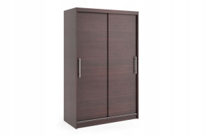Szafa przesuwna 100cm NIKO1 półki WENGE PRODUCENT