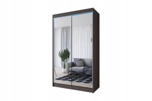 Szafa przesuwna 110cm lustro Lacobel Wzory Kolory
