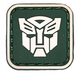 TRANSFORMERS plakietka na rzep PVC morale patch