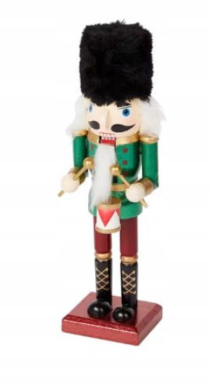 Figurka Drewniana Dziadek Do Orzechów Święta 25cm