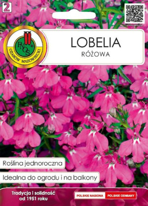 Lobelia Różowa Jednoroczna Pnos