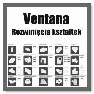 Rozwinięcia kształtek Ventana wentylacja izolacja