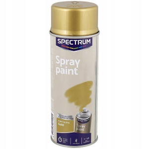 Farba Lakier w Sprayu Złota Wysoki Połysk 400ml