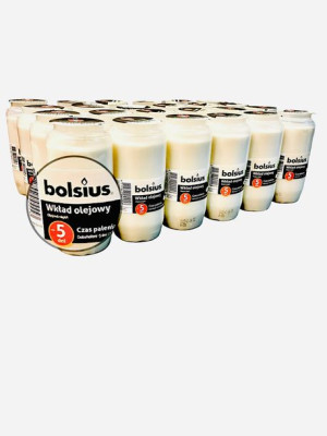 Wkłady do zniczy Bolsius olejowe 5 dni 24 sztuki