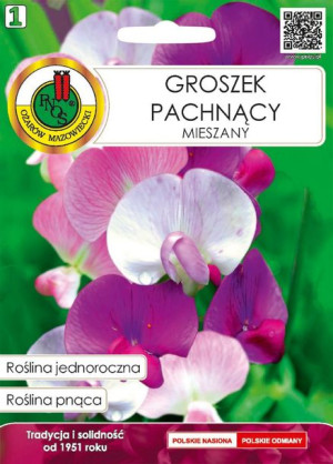 Groszek Pachnący Mieszany Duże Kwiaty Pnos