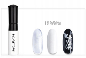 Kads - 19 (white) Lakier Do Stemplowania Paznokci