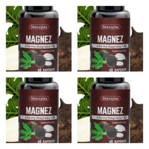 4op Magnez 4 formy - czarna rzepa SKOCZYLAS