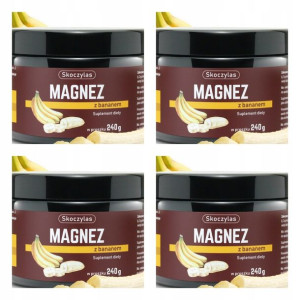 4op Magnez z bananem układ nerwowy zęby SKOCZYLAS