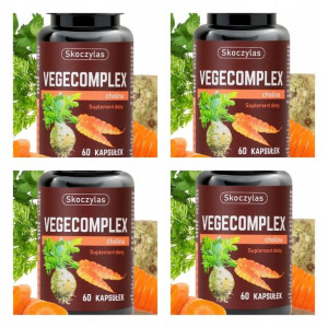 4op Vegecomplex A D B6 B12 selen żelazo SKOCZYLAS