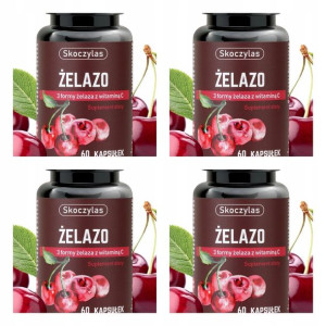 4op Żelazo 3 formy z witaminą C SKOCZYLAS