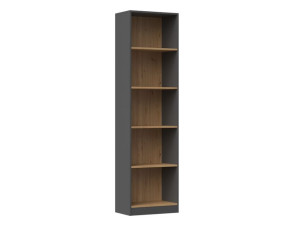 Regał R50  antracyt dąb artisan