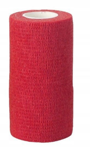 Bandaż VetLastic 10 x 450 cm elastyczny czerwony