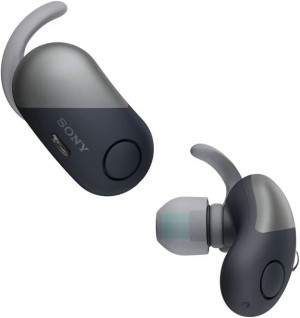 Słuchawki bluetooth Sony WF-SP700N True Sport redukcja hałasu Alexa