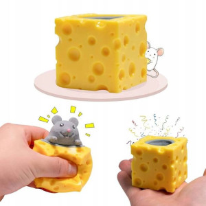 Mochi Squishy Ser Myszka Gniotek Antystresowy Mysz