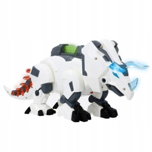 Interaktywny Dinosaur Triceratops Dźwięk Światło