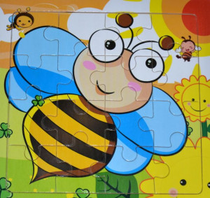Edukacyjne Puzzle Drewniane 16 El.mega Wybór