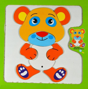 Puzzle Magnetyczne Układanka Klocki Misio
