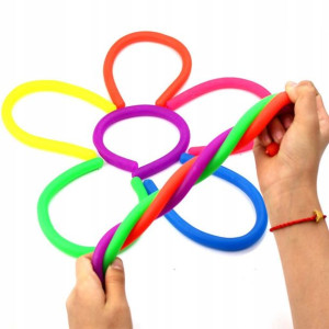 Monkey Noodle Makaron Antystresowy Fidget 6 Sztuk