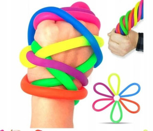 Monkey Noodle Makaron Antystresowy Fidget 6 Sztuk