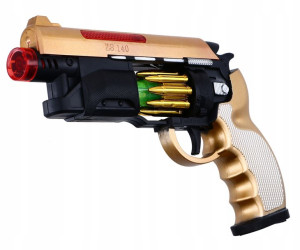 Pistolet Na Baterie Dźwięk Wibracje Światło