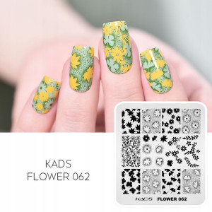 KADS blaszka do stempli - FLOWER 062